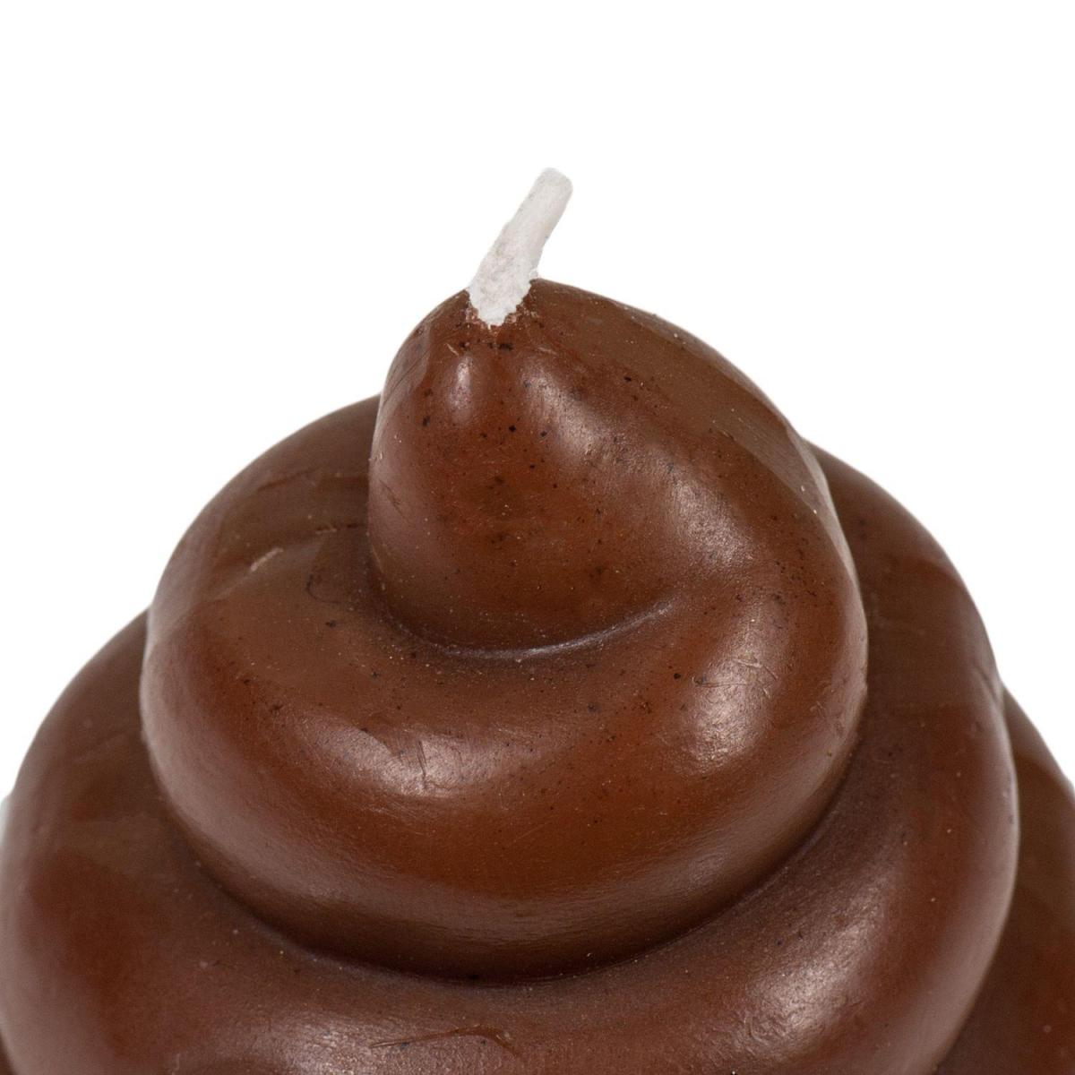 My Sh*T Doesn't Stink Poop Emoji Candle, Rose Scented picture