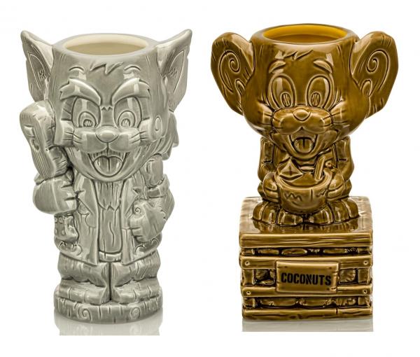 Tom and Jerry 2-Pack Geeki Tiki Ceramic Mug Set | 16 & 18oz picture