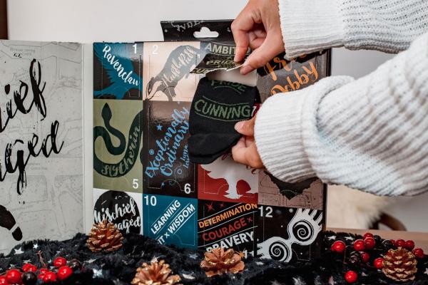 Harry Potter 12 Days of Socks Gift Set - 4 Crew | 8 Ankle picture