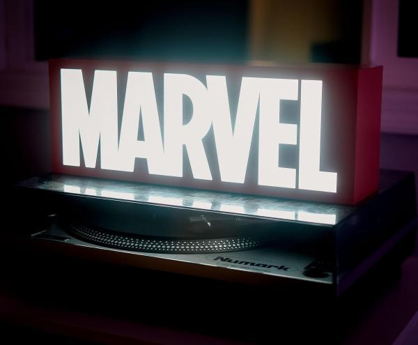 Marvel Official Logo 16.5 Inch USB/Electric Light Box picture