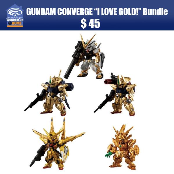 GUNDAM CONVERGE "I LOVE GOLD!" BUNDLE