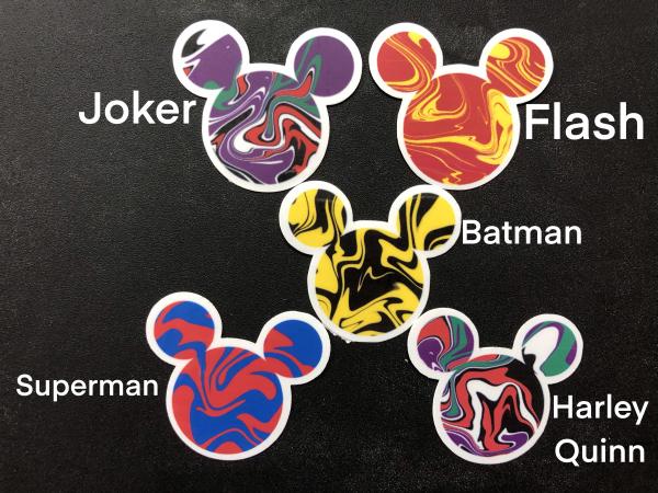 Mickey head stickers picture