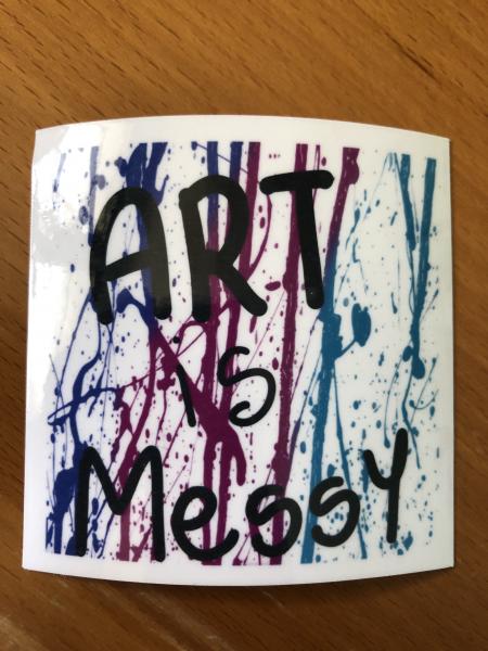 Art is messy picture