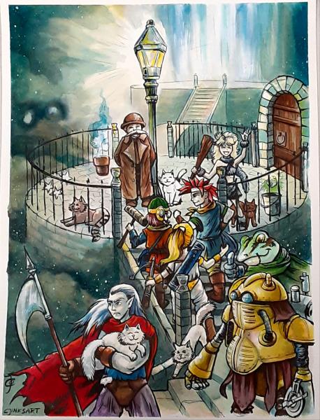 Art Print - Chrono Trigger#2 End Times picture