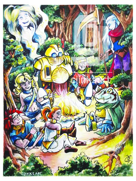 Art Print: Chrono Trigger#8: "The Camp Fire" picture