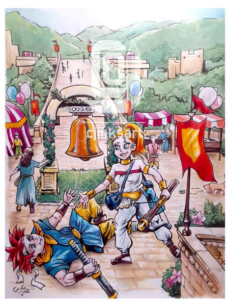 Art Print - Chrono Trigger#3 Millenium Fair picture