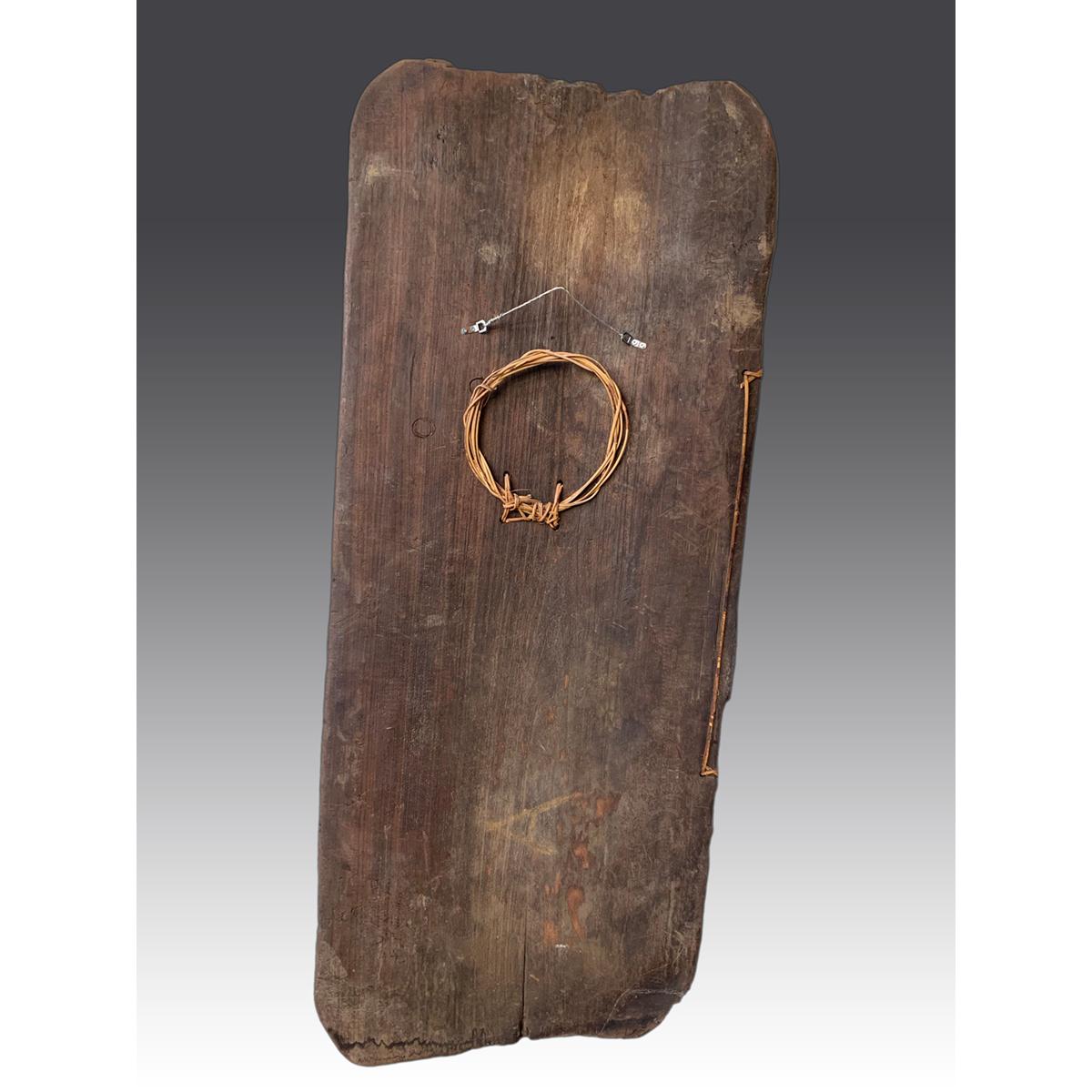 Shield depicting The Phantom holding a pistol and a trident picture