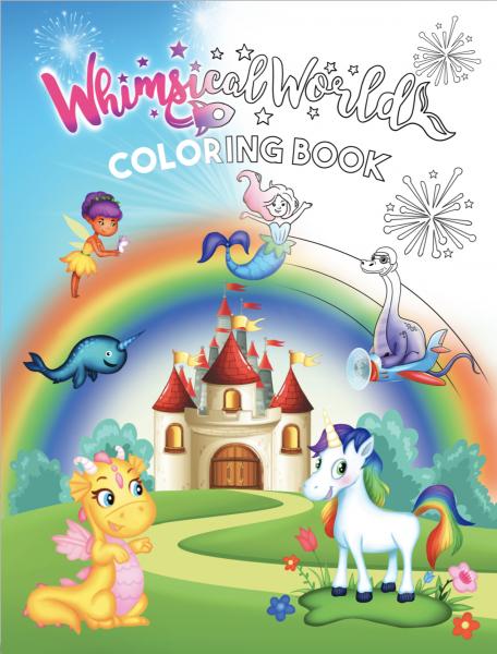 The Whimsical World Coloring Book (ages 2+) picture