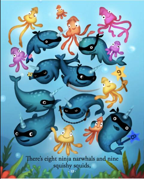 Counting Sea Life with the Little Seahorse (beginning counting book) Ages 2-5 picture