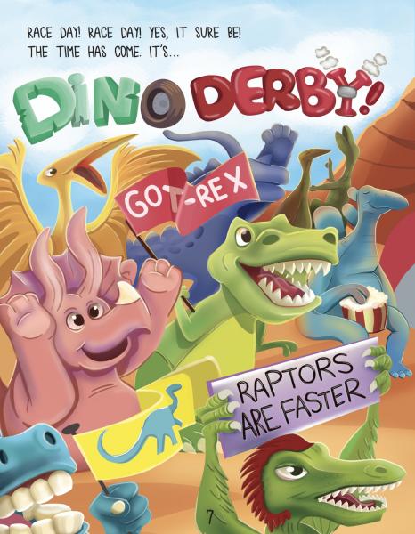 Dinosaur Derby (LOL STEM storybook) Ages 3-8 picture