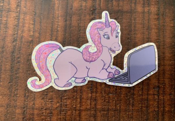 Americorn on a Laptop picture