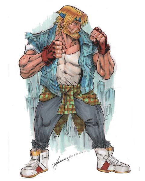 Streets of Rage 4 - Axel Stone Original Art picture