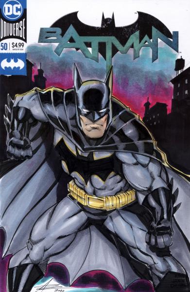 Batman Original Art Sketch Cover