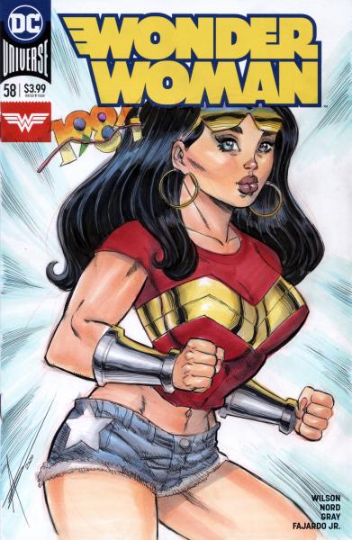 Wonder Woman 1984 Original Sketch Cover