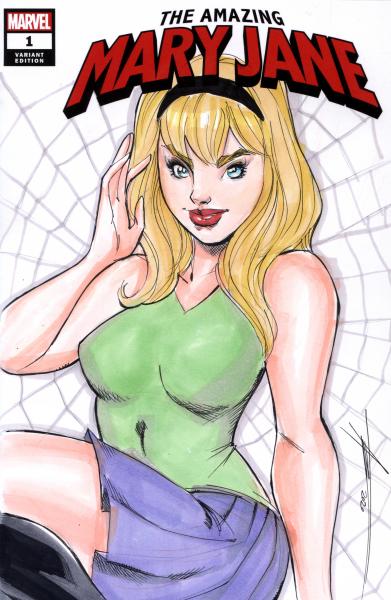 Gwen Stacy Sketch Cover picture