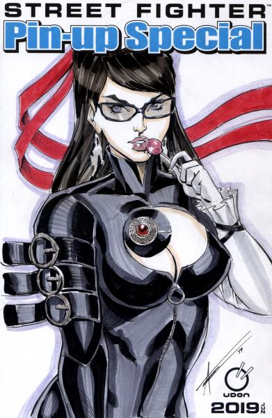 Bayonetta Original Art Sketch Cover picture