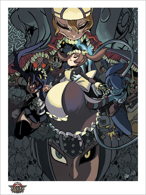 Skullgirls print