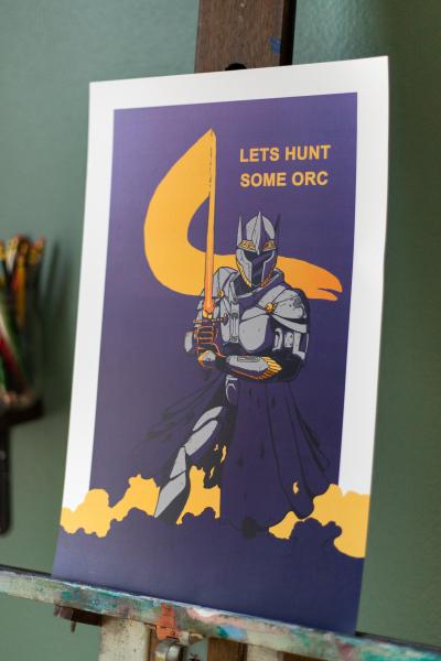 Let's Hunt Some Orc | Fan Art Print