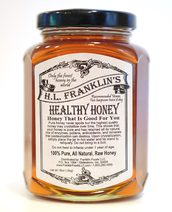 Large Honey Jar, 18oz glass jar picture