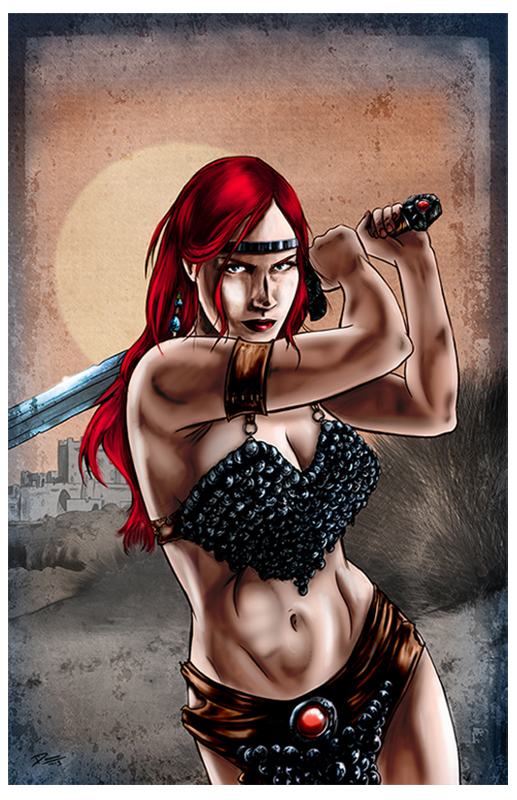 Barbarian Woman print picture