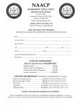 NAACP Membership Application