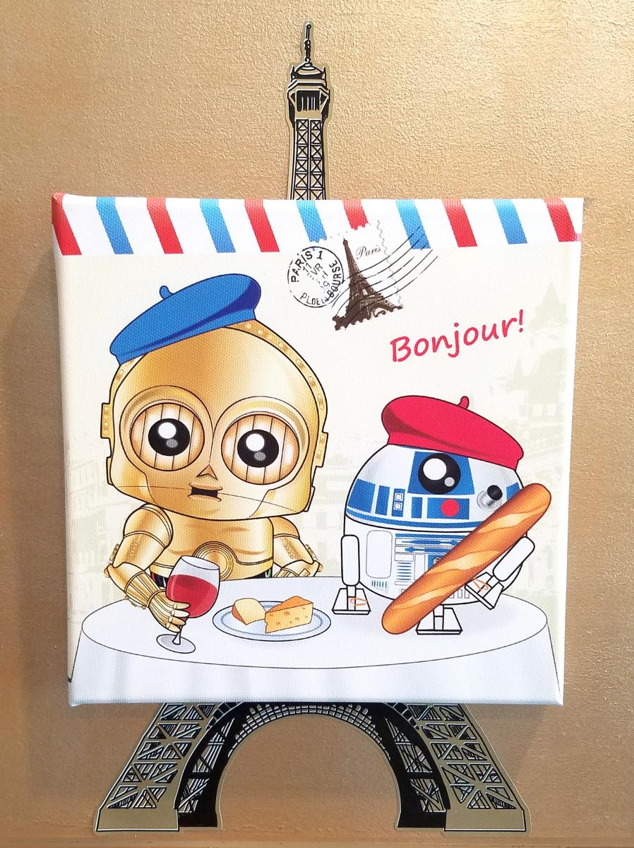 C3PO and R2D2 Bonjour picture