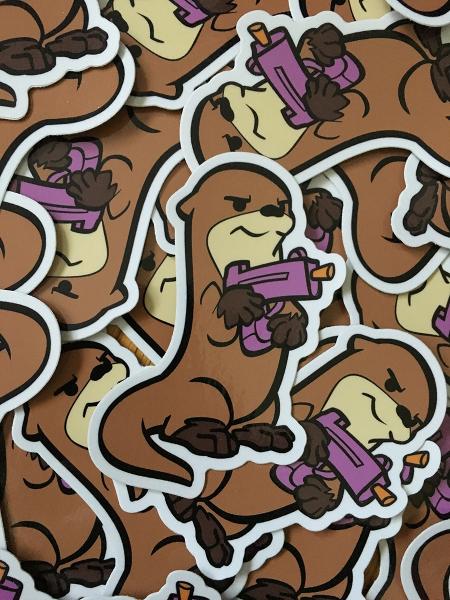 Agent Otter Sticker
