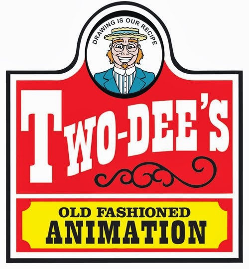 TwoDees Old Fashioned Animation - Magnets and Stickers picture