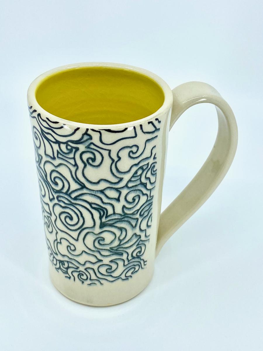 Extra Tall Cloud Printed Mugs picture