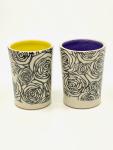 Tall Rose Printed Tumblers