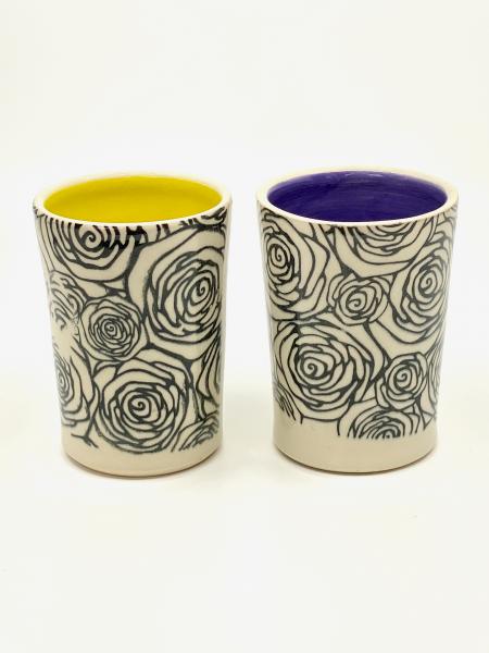 Tall Rose Printed Tumblers picture