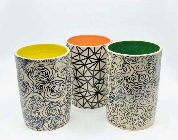 Rose Printed Kitchen Utility Containers picture