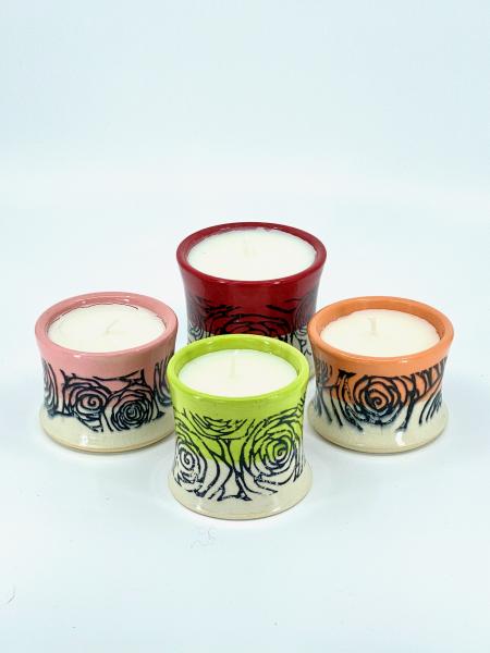 Rose Printed Candles