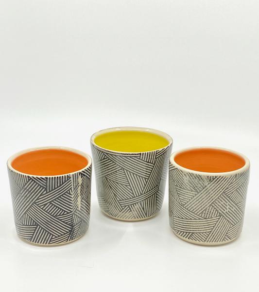 Cross Hatch Printed Tumblers picture