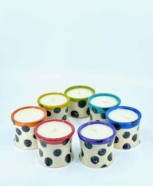 Polka Dot Candles