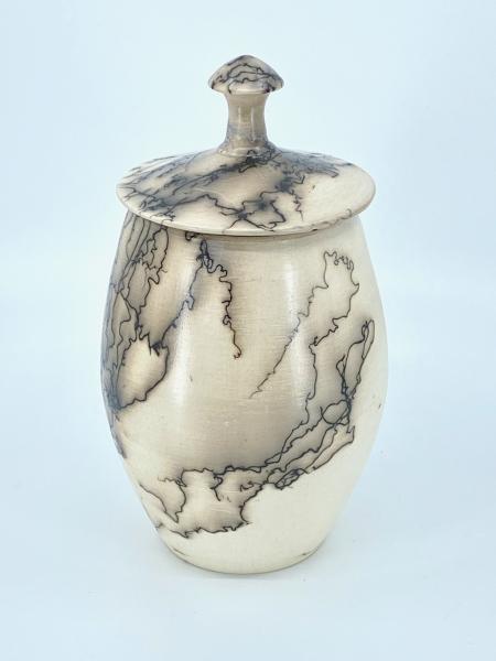 Lidded Horse Hair Vessel