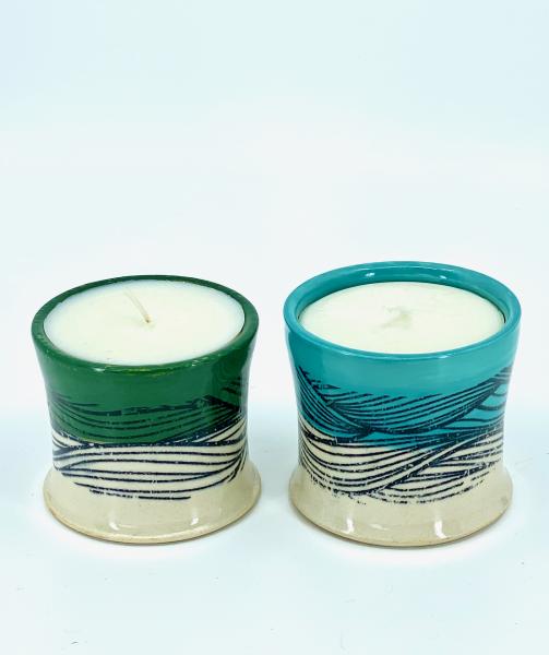 Wave Printed Candles