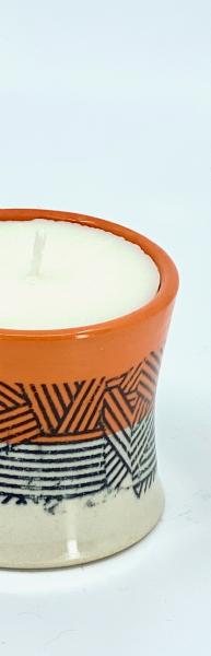 Cross Hatch Printed Candles picture