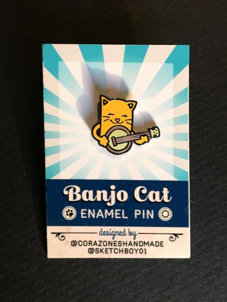 Banjo Kitty pin