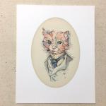 Bartholomeow Cat print