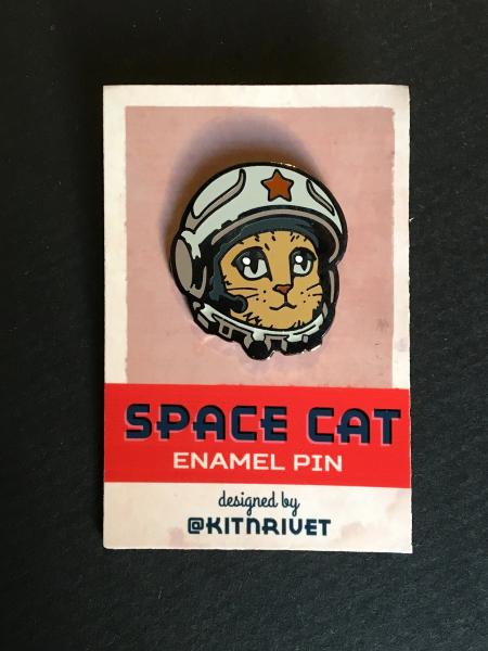 Space Cat pin picture