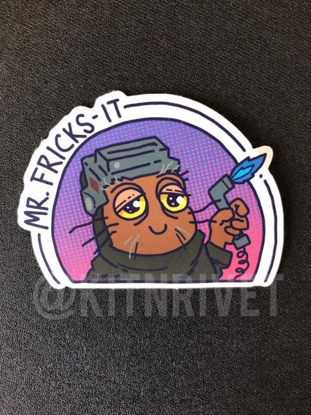 Mr. Fricks It sticker