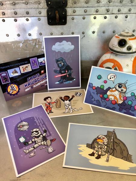 Lil' Galaxy postcards set C