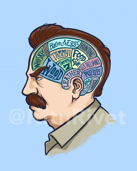 Mind of Ron print