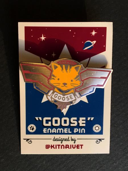 Copilot Goose pin