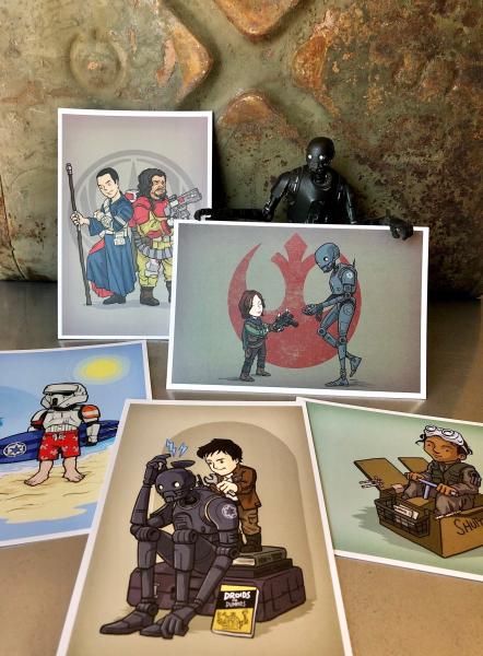 Lil' Galaxy postcards set D