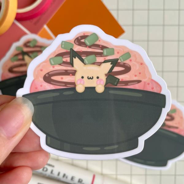 Pokemon Poke Bowls Weatherproof Sticker picture