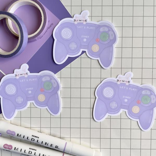 Video Game Controller Weatherproof Sticker picture