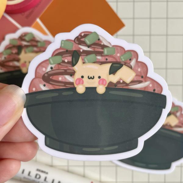 Pokemon Poke Bowls Weatherproof Sticker picture