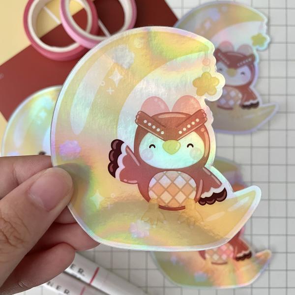 Animal Crossing Celeste Holographic Waterproof Sticker picture